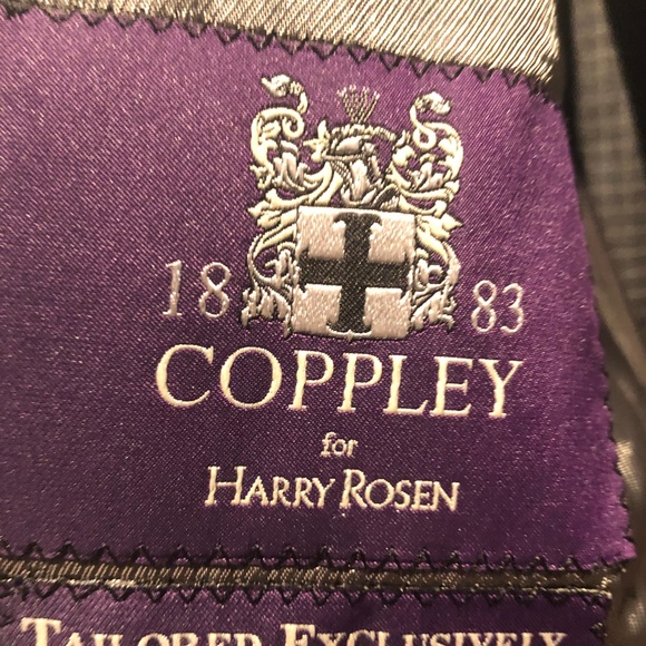 Coppley Men's Two Piece Suit - Grey Microcheck - Picture 2 of 7